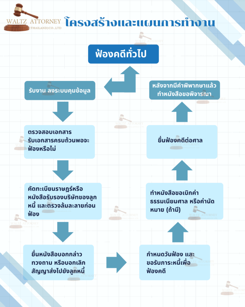 แผนงานฟ้องคดีแพ่งสามัญ
